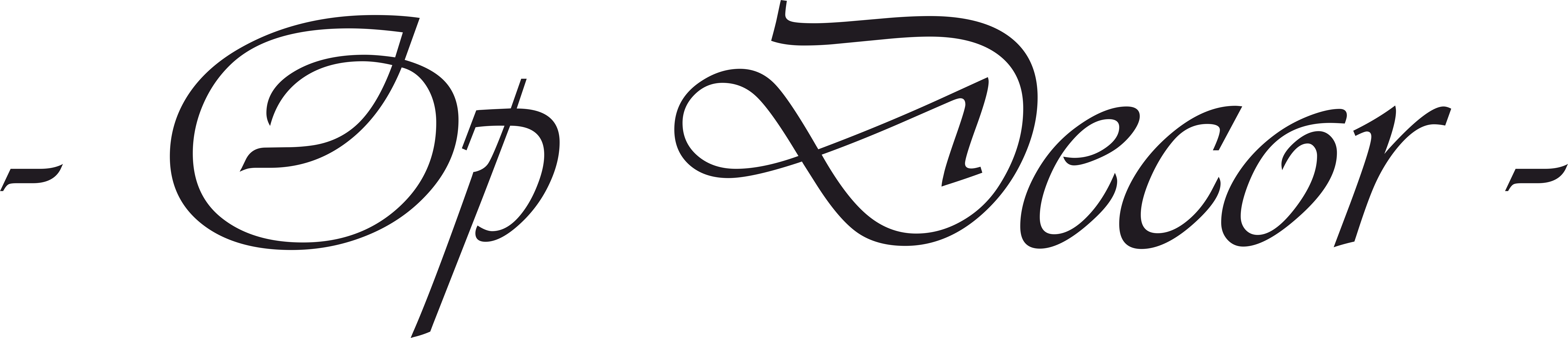 Op Decor logotipas